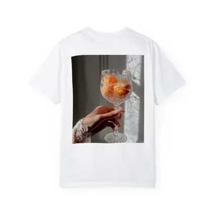 Crystal Glass Orange Flowers Soft Light