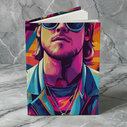 Cool Guy Sunglasses Retro Pop Art Style