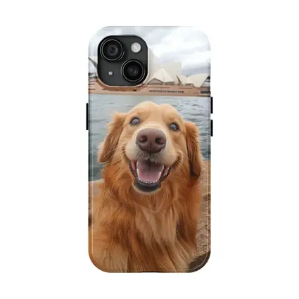 Golden Retriever Dog Sydney Opera House