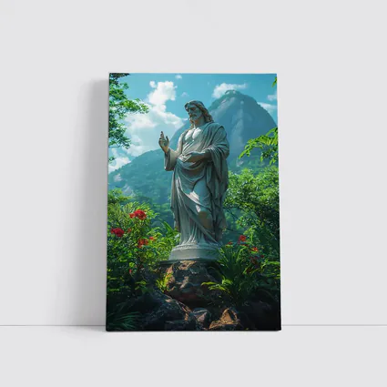 Jesus Christ Statue Green Mountain Garden