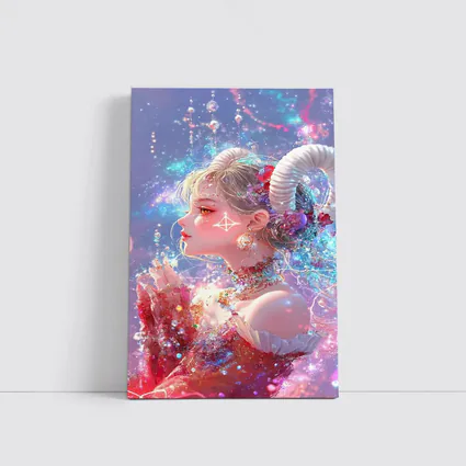 Anime Aries Girl Celestial Fantasy Art
