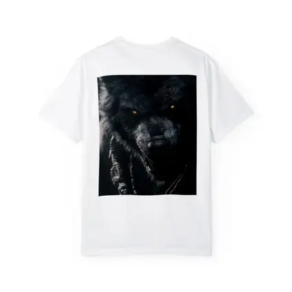 Dark Wolf Glowing Eyes Skull Necklace