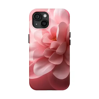 Pink Dahlia Flower Soft Pink Background
