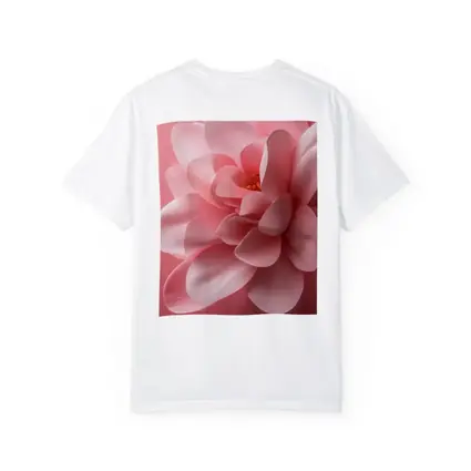 Pink Dahlia Flower Soft Pink Background