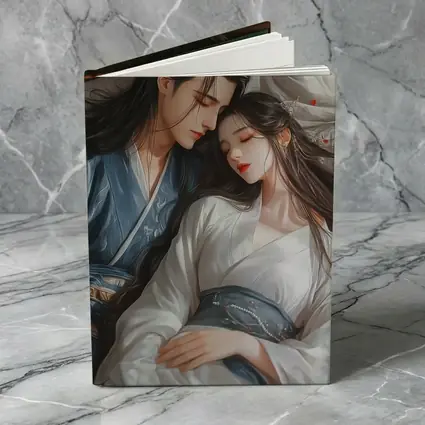Chinese Anime Couple Romantic Traditional Hanfu Art