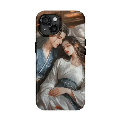 Chinese Anime Couple Romantic Traditional Hanfu Art