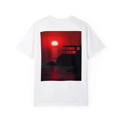 Modern Cliffside Villa Red Ocean Sunset