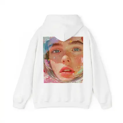 Freckled Girl Astronaut Helmet Rainbow Glitter
