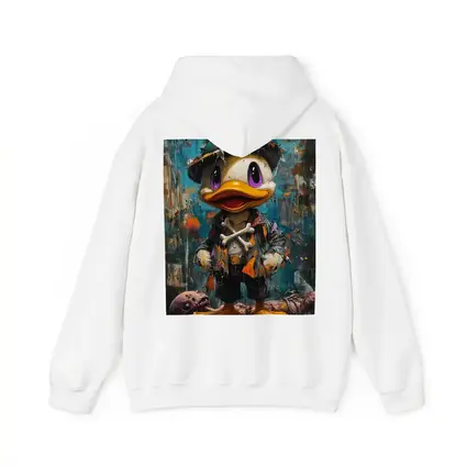 Dark Duck Graffiti Oil Painting Urban Art