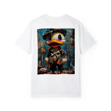 Dark Duck Graffiti Oil Painting Urban Art