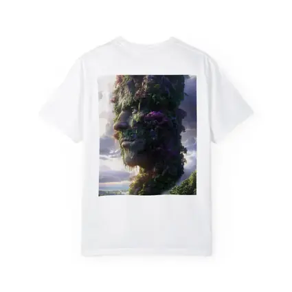 Giant Forest Face Surreal Sky Fantasy