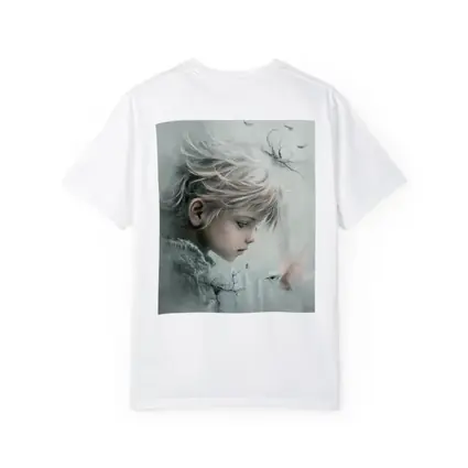 Dreamy Boy With White Bird Fantasy Art