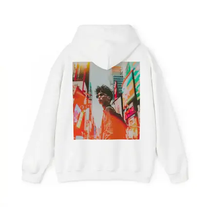 Young Man City Neon Streets Urban Style