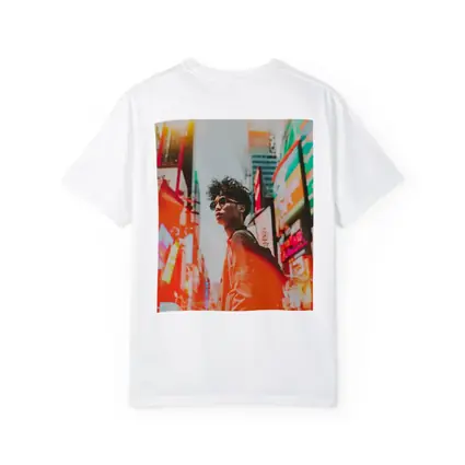 Young Man City Neon Streets Urban Style