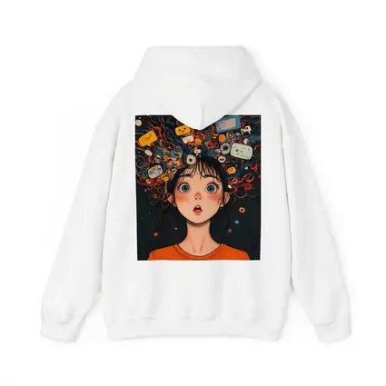 Anime Girl Mind Overloaded Social Media Art