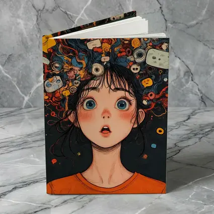 Anime Girl Mind Overloaded Social Media Art