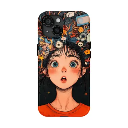 Anime Girl Mind Overloaded Social Media Art
