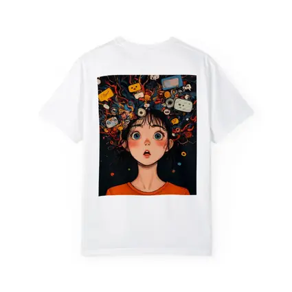 Anime Girl Mind Overloaded Social Media Art