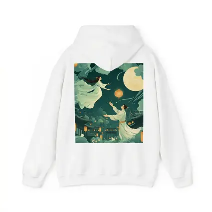 Chinese Moon Festival Legend Illustration Night Sky