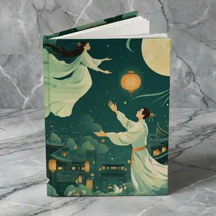 Chinese Moon Festival Legend Illustration Night Sky