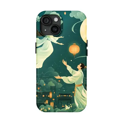 Chinese Moon Festival Legend Illustration Night Sky