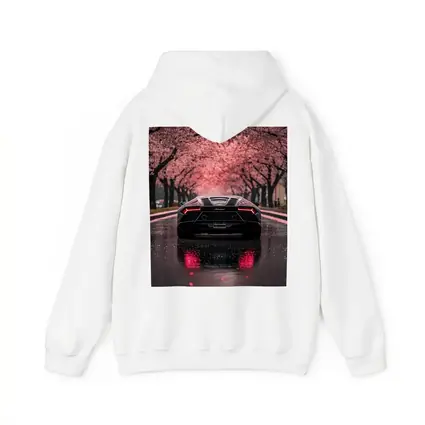 Lamborghini Huracan Black Cherry Blossom Street
