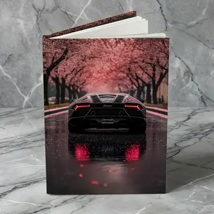 Lamborghini Huracan Black Cherry Blossom Street