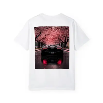 Lamborghini Huracan Black Cherry Blossom Street