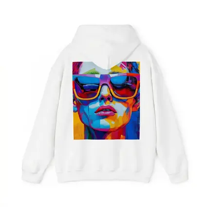 Pop Art Woman Face Bold Colorful Painting