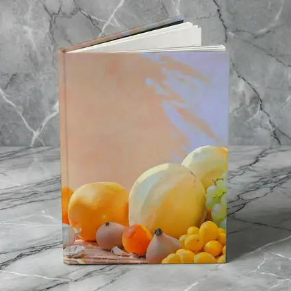 Fresh Fruits Still Life Warm Pastel Background