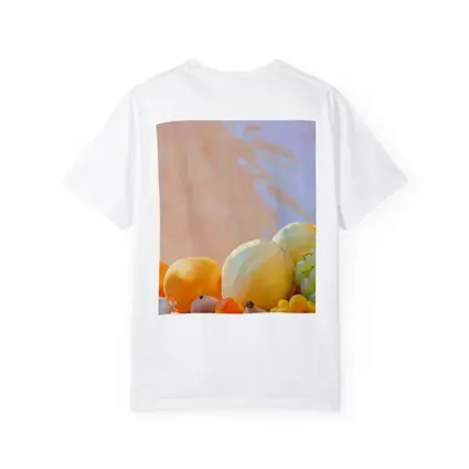 Fresh Fruits Still Life Warm Pastel Background