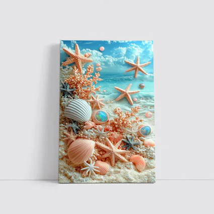 Starfish Shells Coral Pearl Tropical Beach