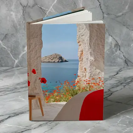 Cave Room Poppies Mediterranean Sea View