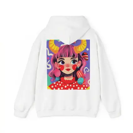 Taurus Girl Colorful Pop Art Illustration