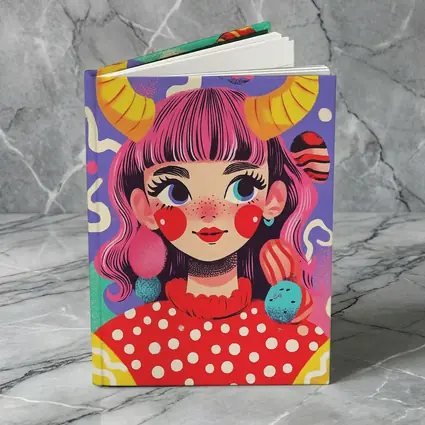 Taurus Girl Colorful Pop Art Illustration