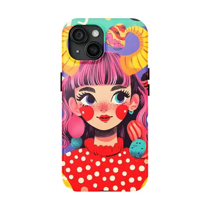 Taurus Girl Colorful Pop Art Illustration