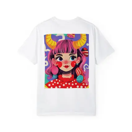 Taurus Girl Colorful Pop Art Illustration