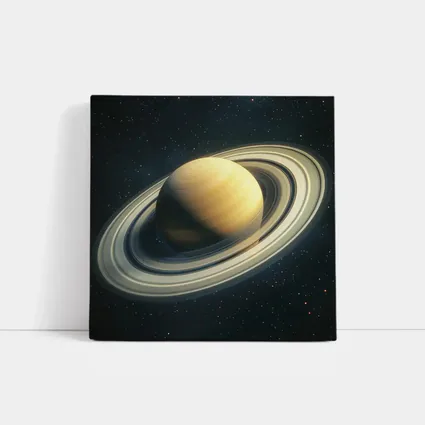 Saturn Planet Rings Deep Space Stars