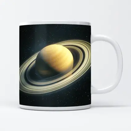 Saturn Planet Rings Deep Space Stars