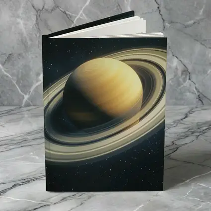 Saturn Planet Rings Deep Space Stars