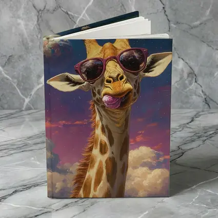 Cool Giraffe Sunglasses Space Sky Art