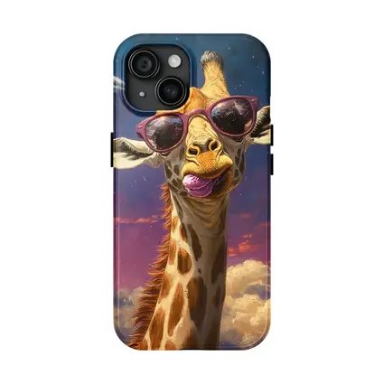 Cool Giraffe Sunglasses Space Sky Art