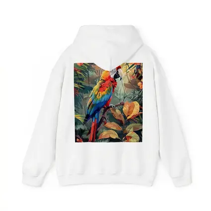 Scarlet Macaw Parrot Tropical Jungle Foliage