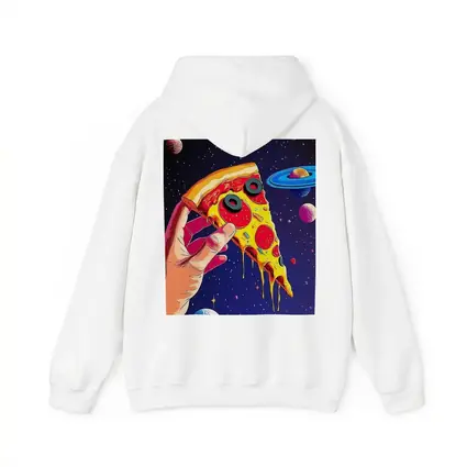 Pop Art Pizza Slice Colorful Space Galaxy
