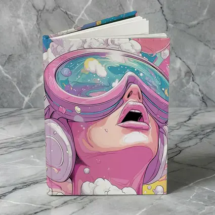 Anime Girl VR Goggles Cosmic Space Dream