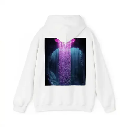 Neon Pink UFO Shower Cave Dark Fantasy