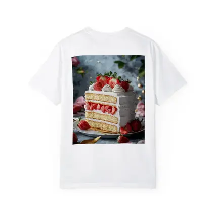 Strawberry Layer Cake White Cream Dessert