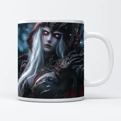 Dark Elf Warrior Queen Snowy Forest