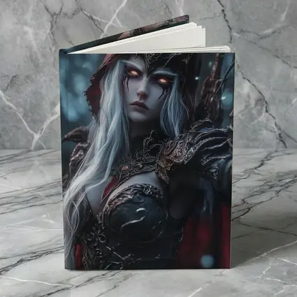 Dark Elf Warrior Queen Snowy Forest