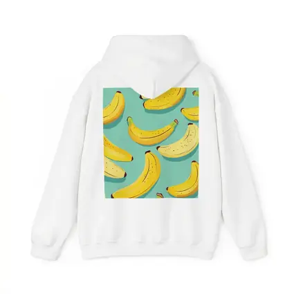 Yellow Bananas Pattern On Teal Background